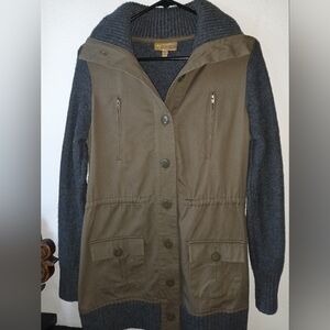 Princess Vera Wang Green and Gray Bomber Jacket